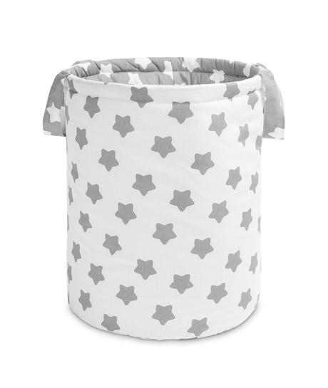 Sensillo kôš na hračky šedé hviezdy,