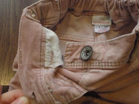 Menčestrové nohavice, next,98