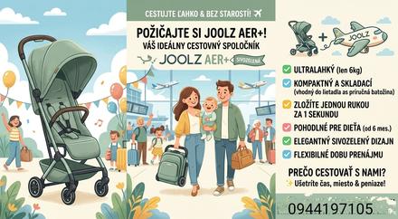 Joolz aer+ požičovňa prenájom, 