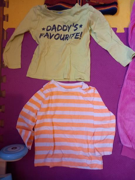 Mix oblečenia 80-92 (rifle, tepl. supr., šaty), 86–98