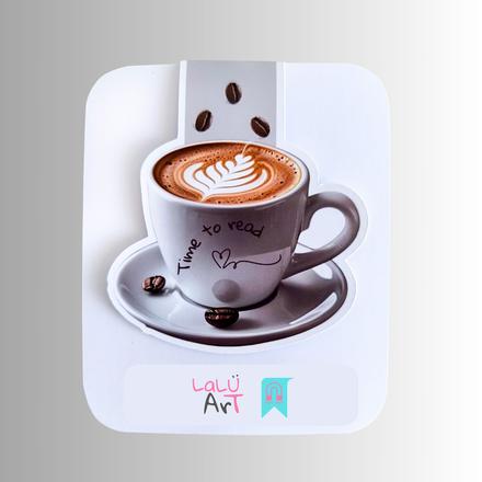 Magnetická záložka - šálka kávy, 