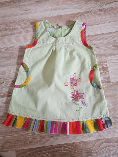 Farebné šaty, baby club,74