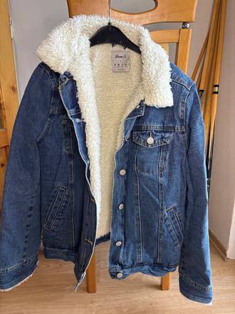 Zateplená riflová bunda, 34 - xs