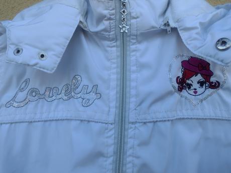 Biela prechodná bunda, 140