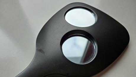 Praktické ručné zrkadlo 3v1, klasické + 2x zväčšov,