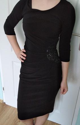 Elegantné šaty s flitrami, f&f,xs