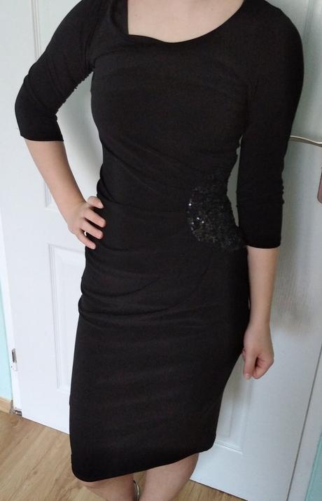 Elegantné šaty s flitrami, f&f,xs