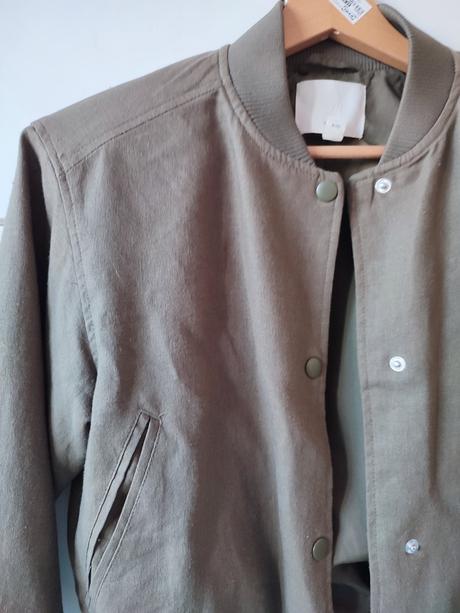 Ľanová bundička xs-s, h&m,xs