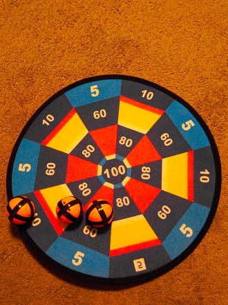 Terč na suchý zips, 