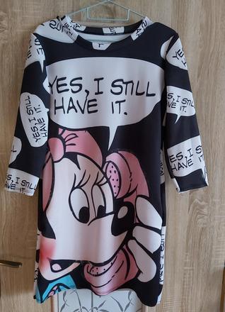Šaty minnie mouse veľ.uni,