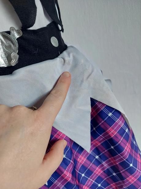 Punkáčka / školáčka karnevalové šaty veľ.152,