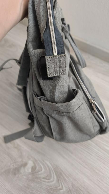 Mama ruksak lequeen šedý, lequeen