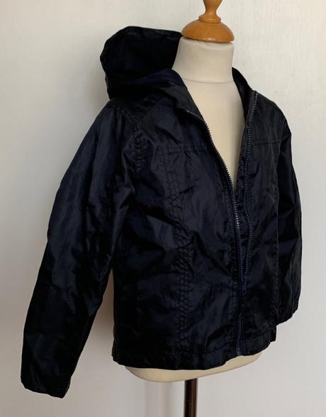 M&s čierna vetrovka s kapucňou (indigo), marks & spencer,116