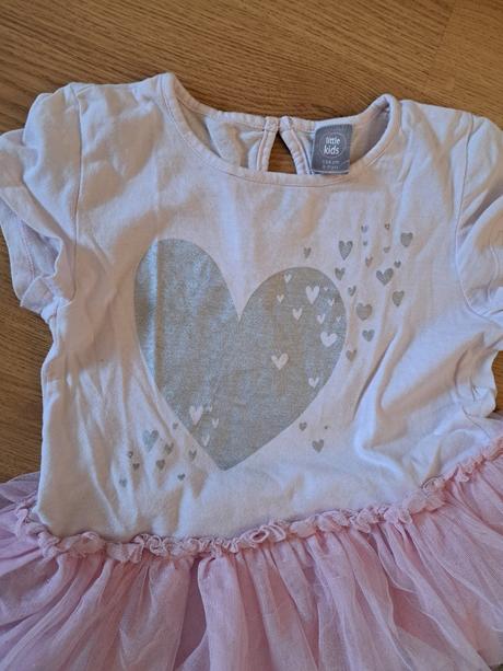 2x šaty 128/134, topolino,128