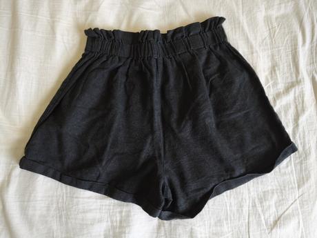 Ľanové šortky s vysokým pásom, primark,32