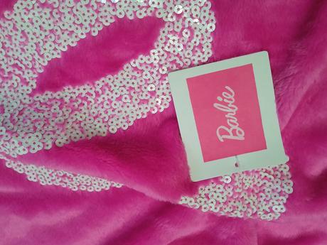 Deka barbie s flitrami 120x150cm, 