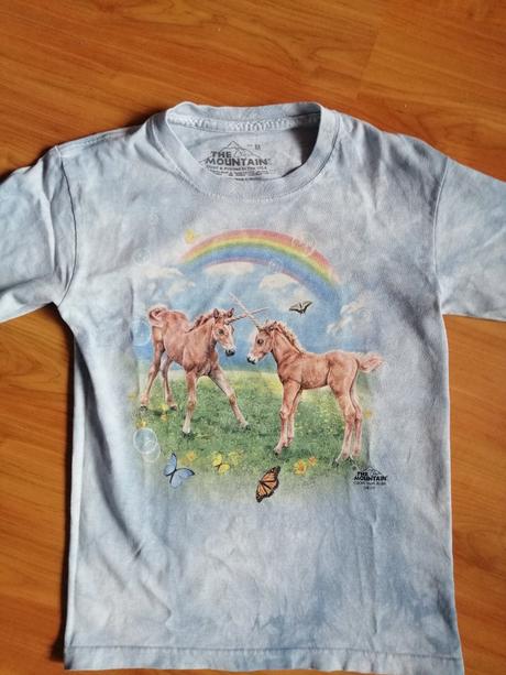 Tričko unicorn oversize, 134