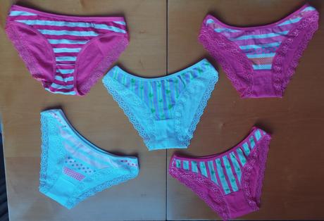 5x makkucke jemne elasticke cipkovane nohavicky, s