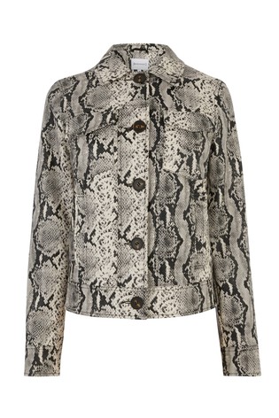 Kožený kostým s rybím efektom, next,40 / l