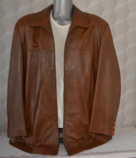 Pánska kožená bunda xxxl, xxxl