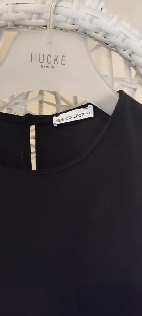 Cierne šaty s volanom, s