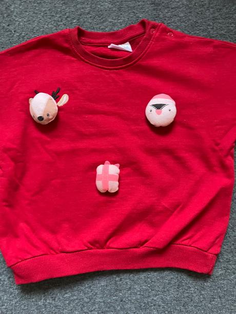 Vianočný set mikina a zateplene leginy, pepco,98