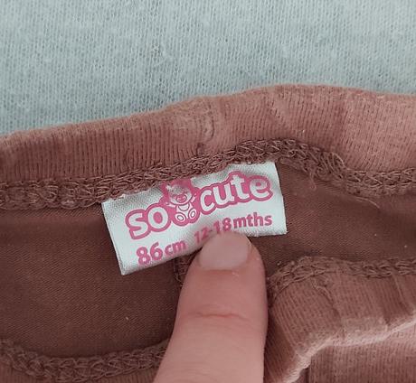 Legíny hnedé 86, pepco,86