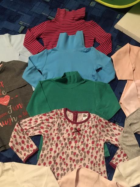 Veľký balík 14ks trička a body 80/86, 68–80