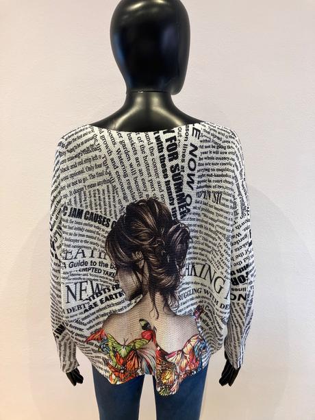 Dámske vzorované tričko, xl