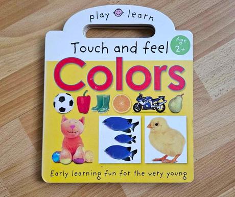 Detska knizka - play learn- touch and feel colors,