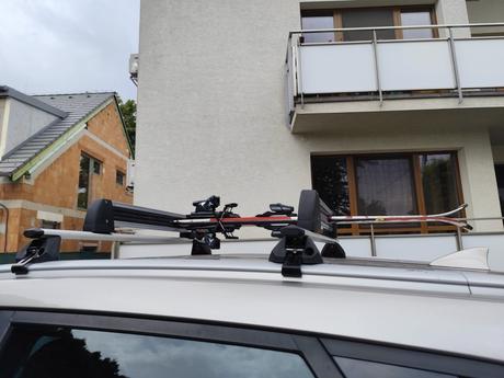 Strešný nosič na lyže amos bis ski-lock-5, 