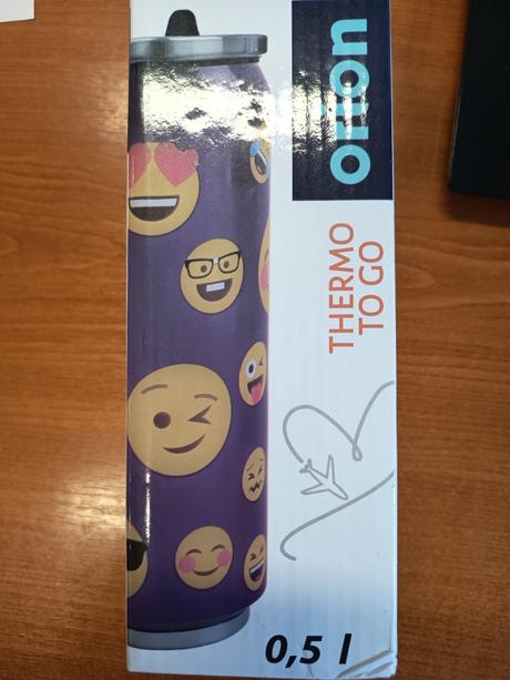 Nová nerezova termoflasa so slamkou 500 ml, 