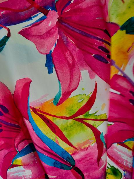 Letné ľahké kvetinove šaty, veľ. 40, 40