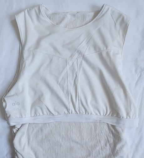 Alo ribbed en pointe tank, l