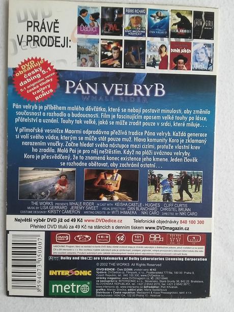 Dvd pán velryb, 