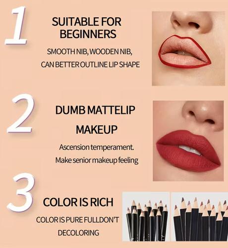 Shcoety - lipstick 12 dielna sada,