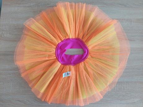 Riasená tylová tutu sukňa smiffys univerzálna,