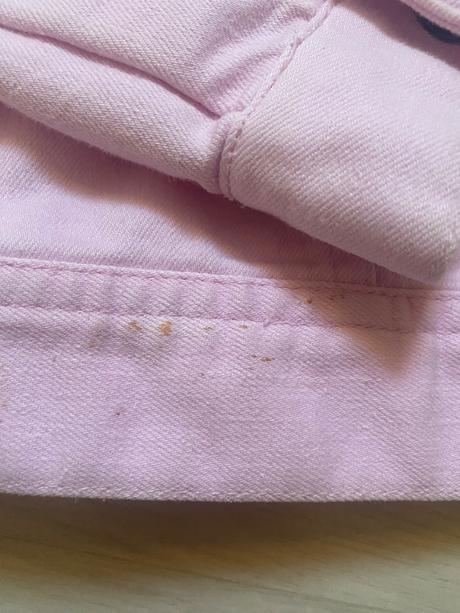 Ruzova riflovka, benetton,140