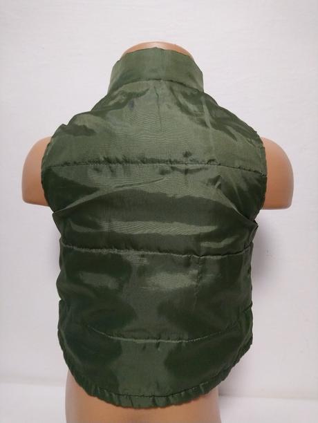 Detská prechodná vesta, zelená, 80