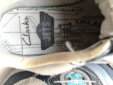 Kozene svietiace tenisky, clarks,24