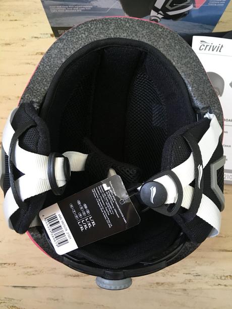 Dievčenská lyžiarska a snowboardová prilba crivit, l