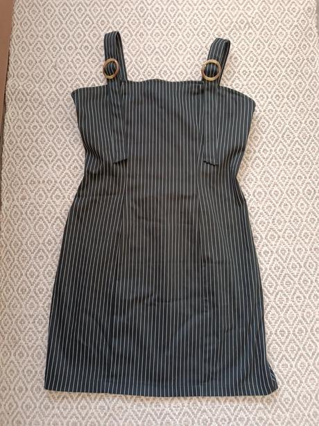 Pásikavé šaty, veľ. l (30), bershka,l