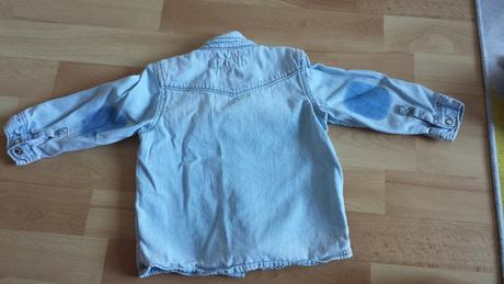 Košeľa riflova, h&m,80