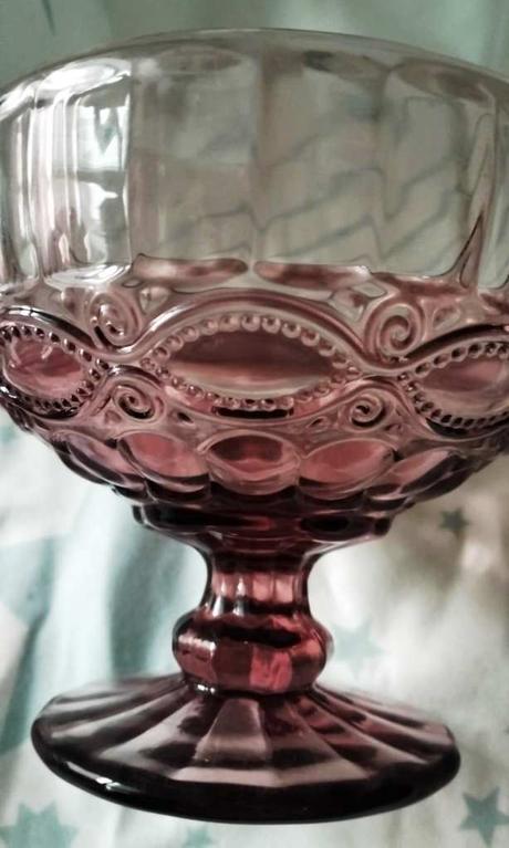 Poháre na zmrzlinu, ružová, vintage, fregata, 