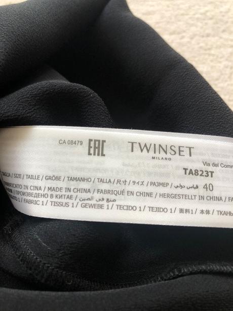 Twinset hodvábna bluzka, twinset,s