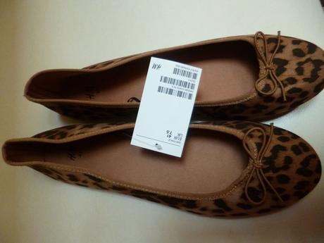 Balerínky nenosené, h&m,41