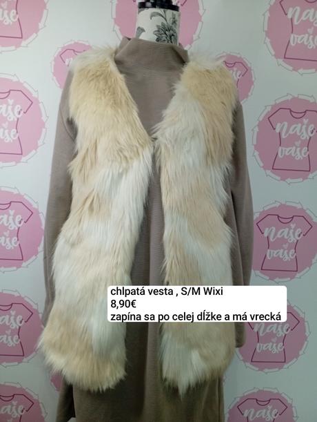 Kožušinova vesta s/m, s