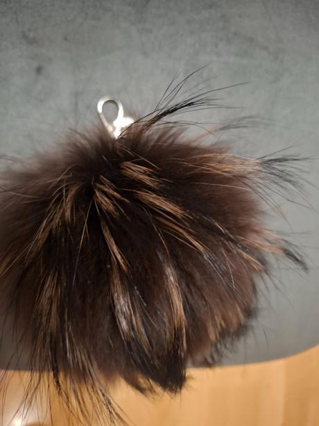 Kozusinka prava liska prívesok na kabelku, 