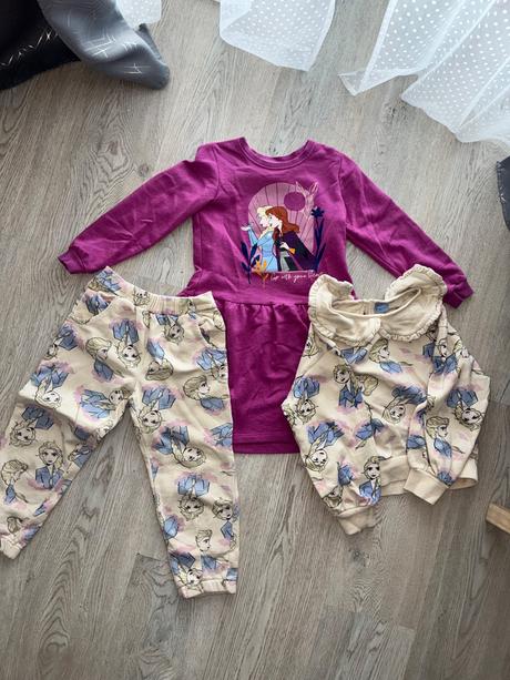 Dievčenská súprava frozen + šaty, disney,128