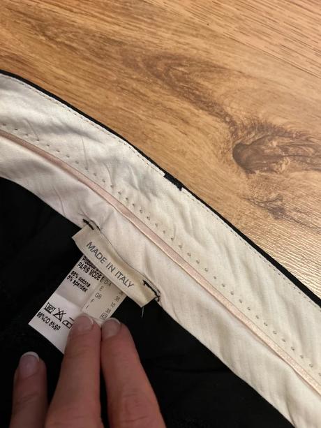 2x oblečené kvalitne nohavice paris mode  36, 36